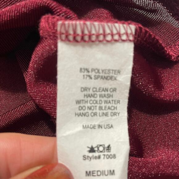 NWOT - Entro One Shoulder Silky Body Suit - Picture 4 of 5